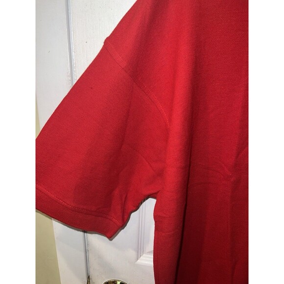 OLD COURSE ST ANDREWS Polo Shirt Mens XL The Golf Shop Exclusive Red Vintage New - Picture 4 of 7